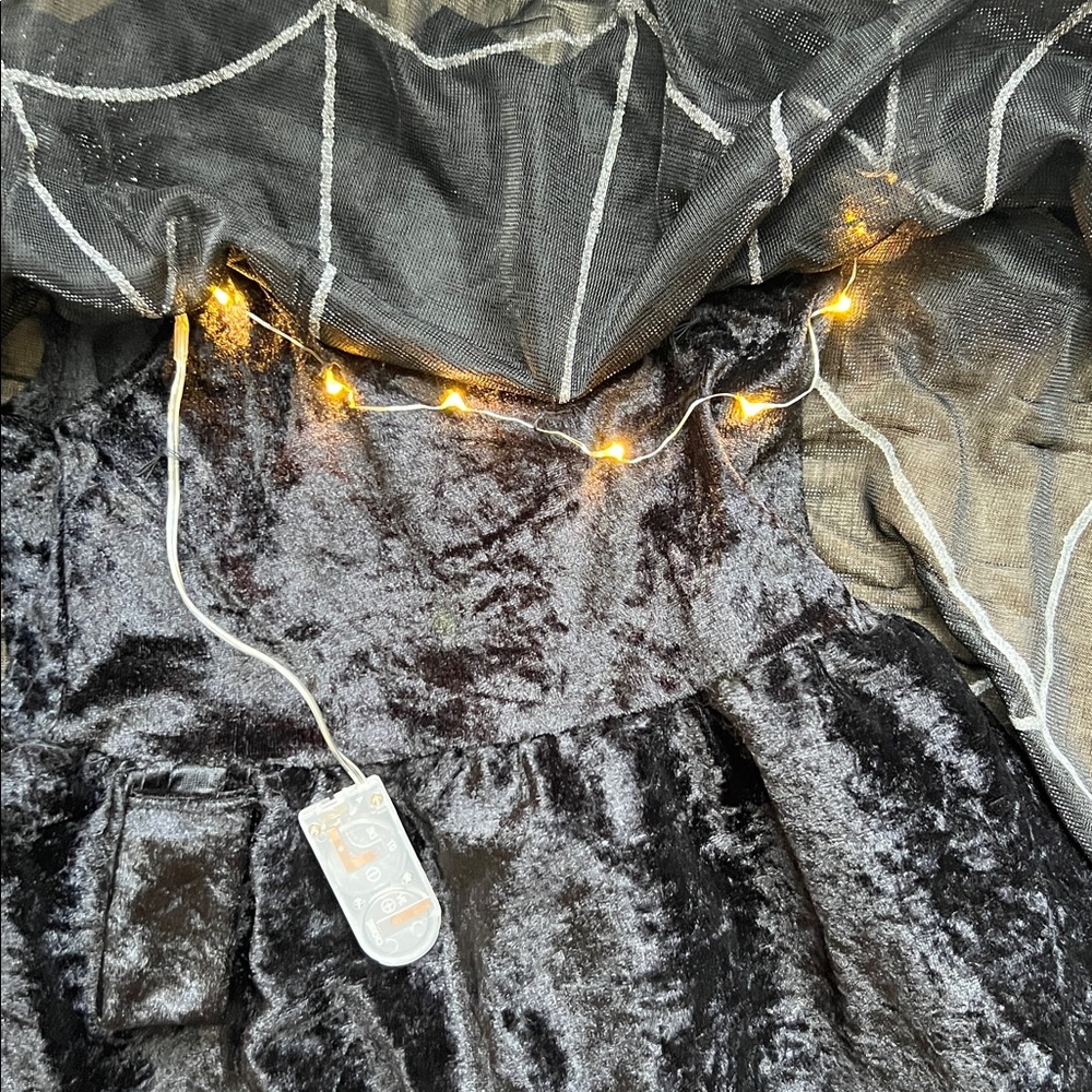 NWOT Pottery Barn Kids Black Spider Queen Costume - Picture 11 of 16